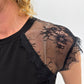 T-Shirt con Pizzo