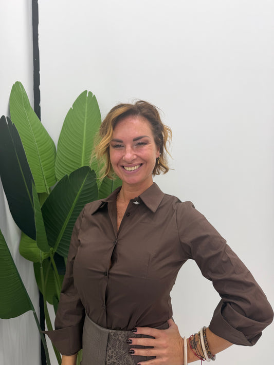 Camicia Bottone Gioiello