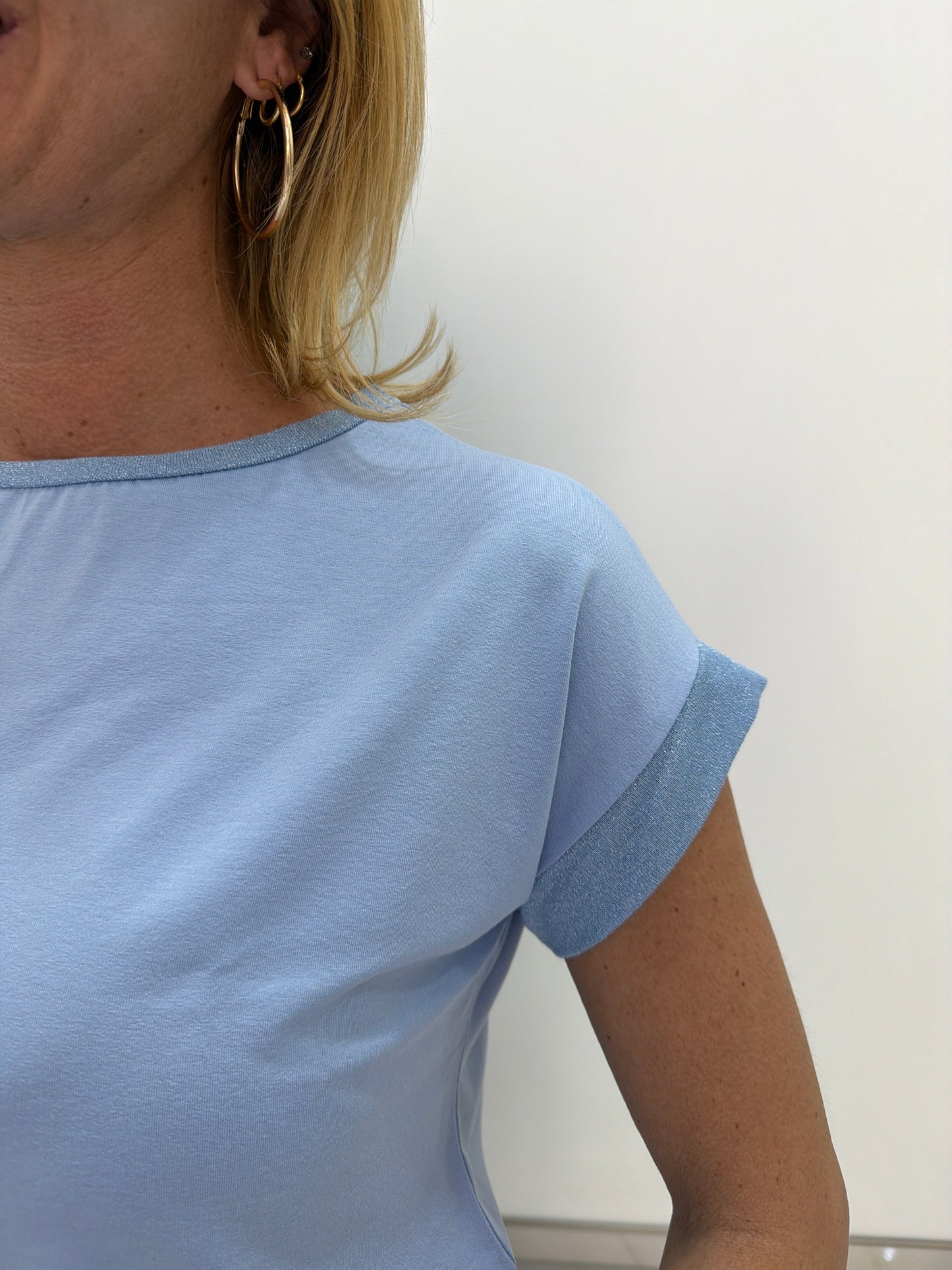 Maglia Lurex Girocollo