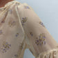 Camicia ampia stampa floreale collo piccolo
