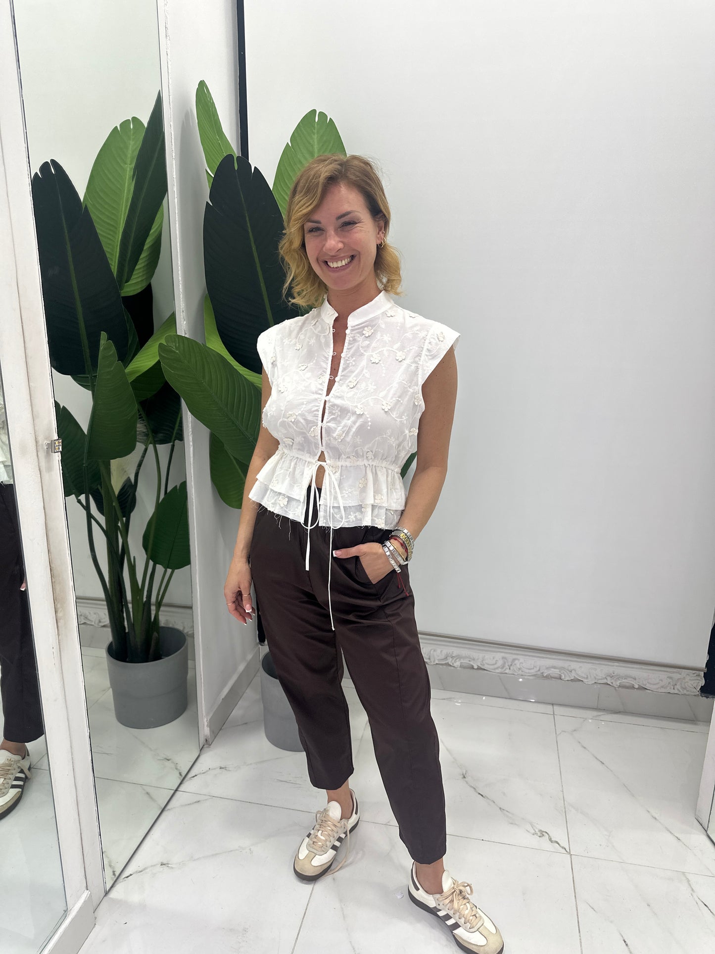 Pantalone Popeline