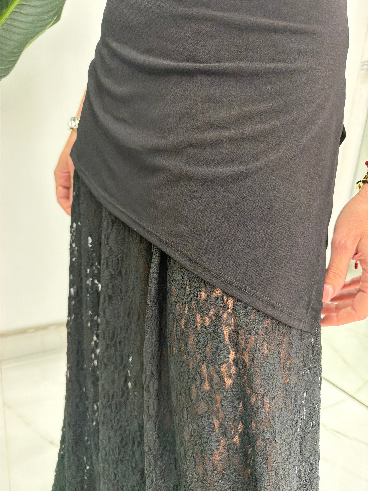 Abito Fascia Pizzo