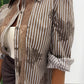 Camicia Righe Pizzo