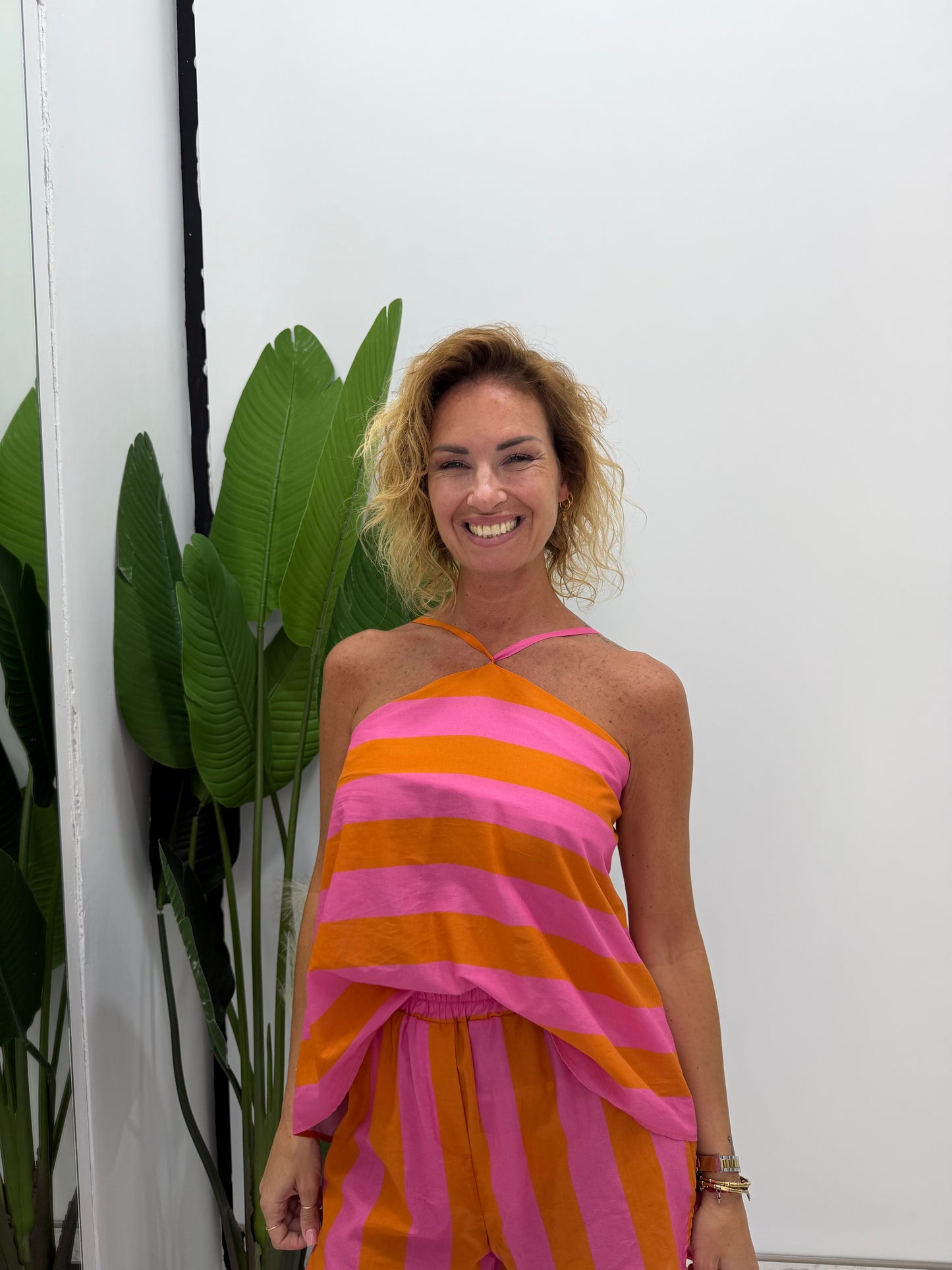 Top Arancio/Rosa