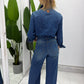 Tuta Jeans Manica Lunga