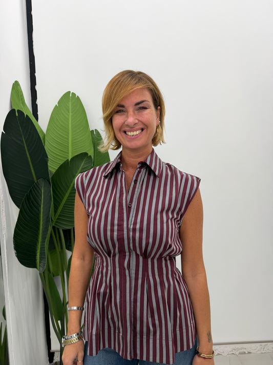 Camicia Righe Avvitata