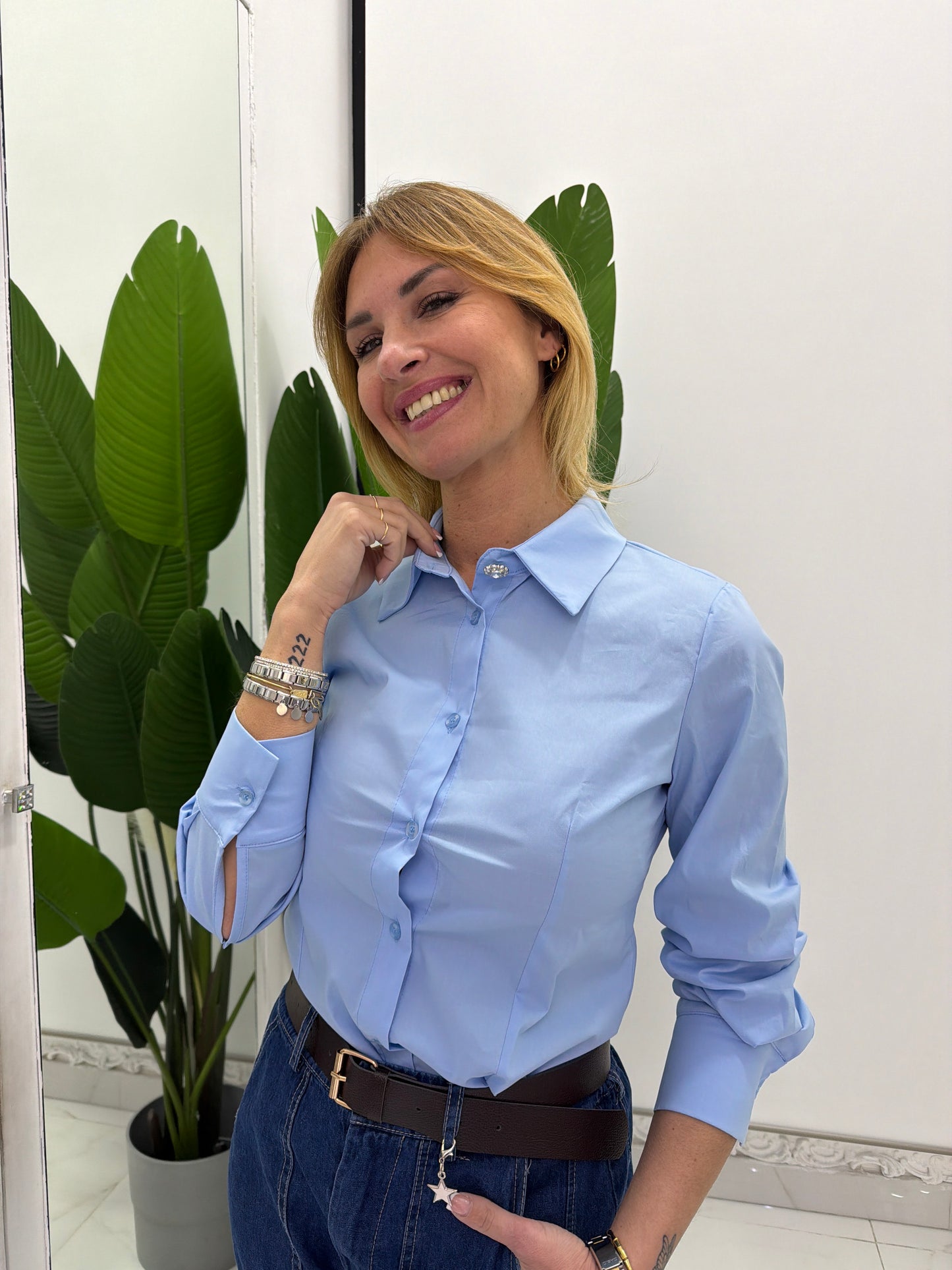 Camicia Cotone Gioiello