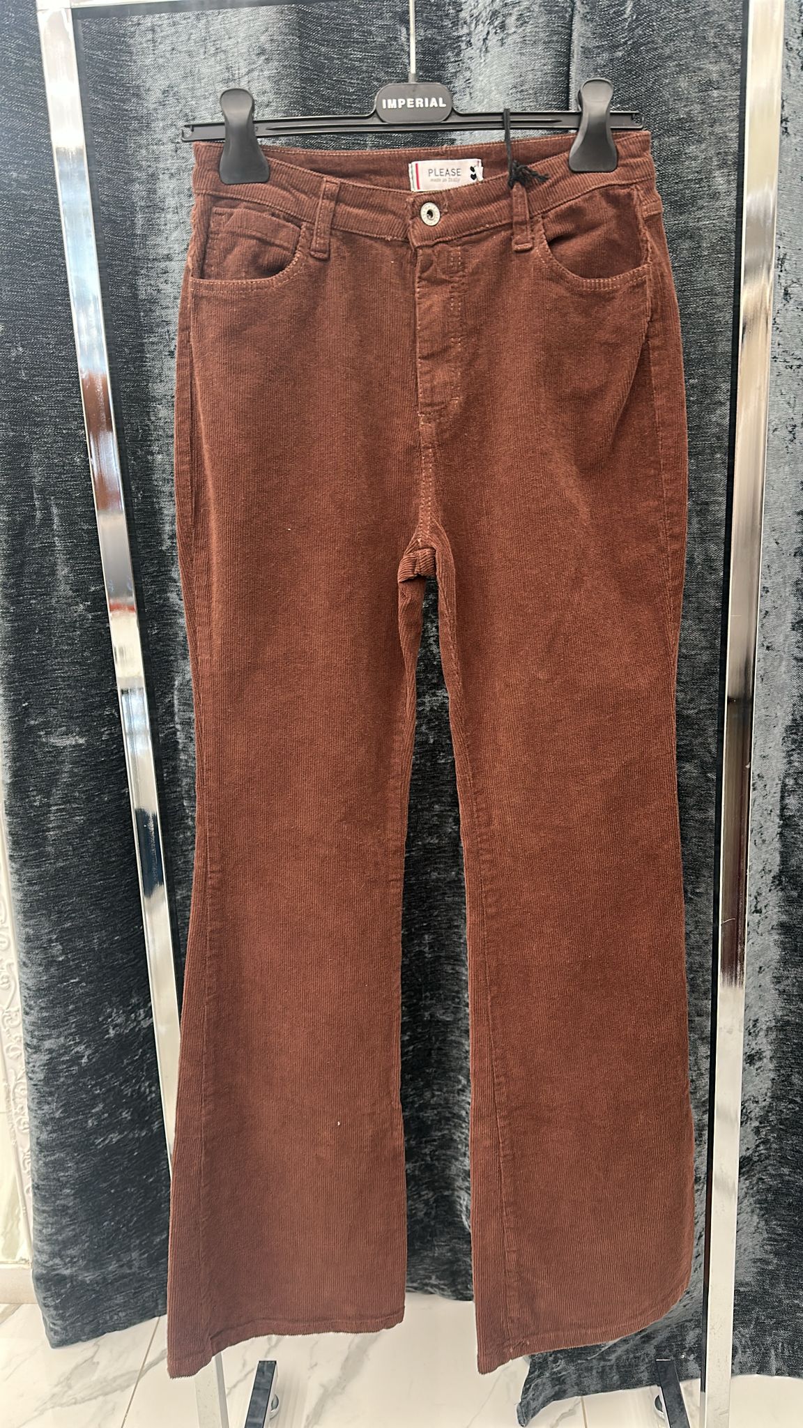PANTALONI DI VELLUTO A COSTINE