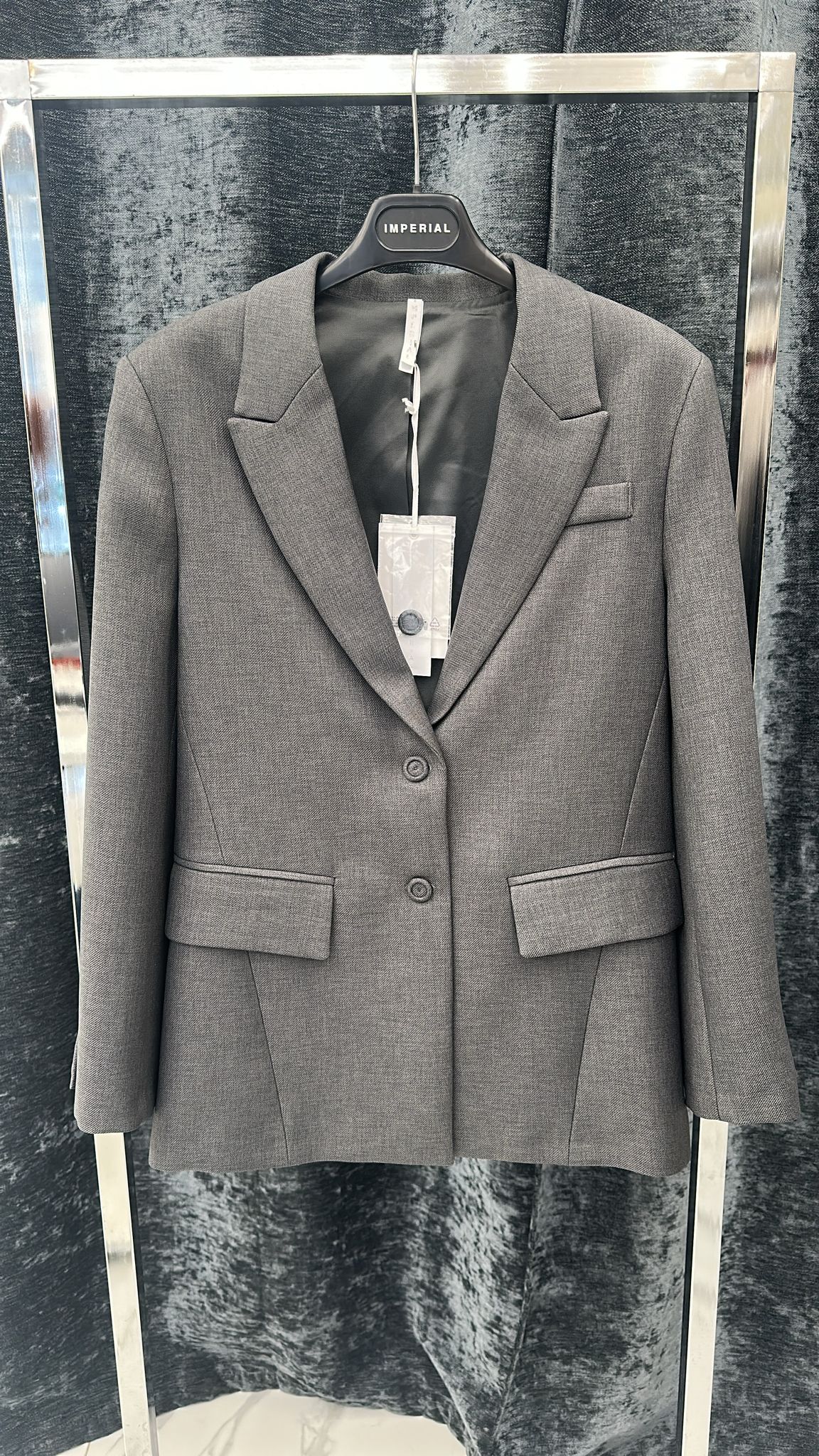 Blazer monopetto regular-fit con tasche