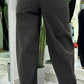 Pantaloni ampi vita alta con tasche