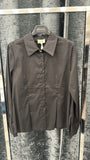 camicia con bottoni gioiello