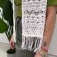 gilet fettuccia con frange