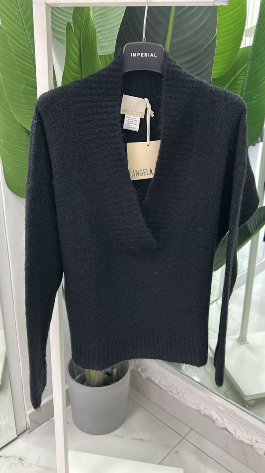 maglia scollo a v moher